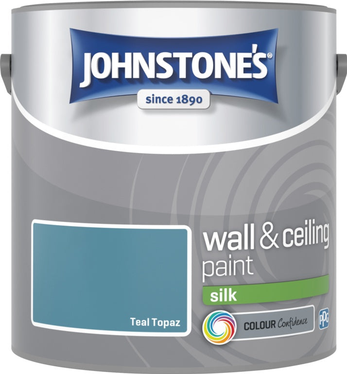 Johnstone's Wall & Ceiling Silk 2.5L Teal Topaz