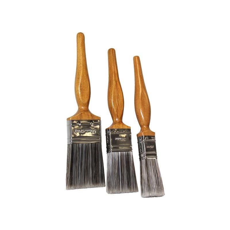 Faithfull Superflow Synthetic Paint Brush, 3 Piece Set Faithfull - RockBottom Northampton
