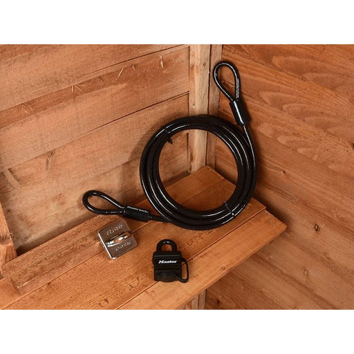 Master Lock Garden Security Kit with Lock Anchor & Cable 4.5m Master Lock - RockBottom Northampton