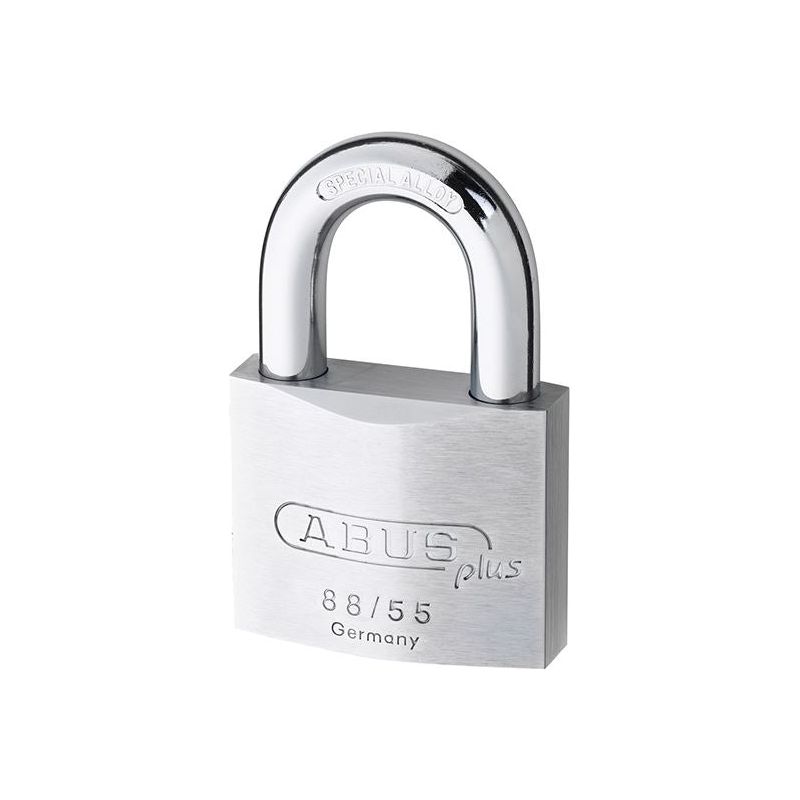 Abus Mechanical 88RK/50mm Brass PLUS Cylinder Padlock Rekeyable Carded ABUS Mechanical - RockBottom Northampton 