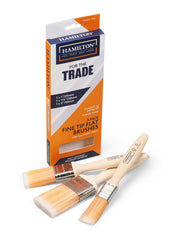 Hamilton For The Trade Fine Tip Flat Brushes – 3 Pack — Trade Pack of 10
