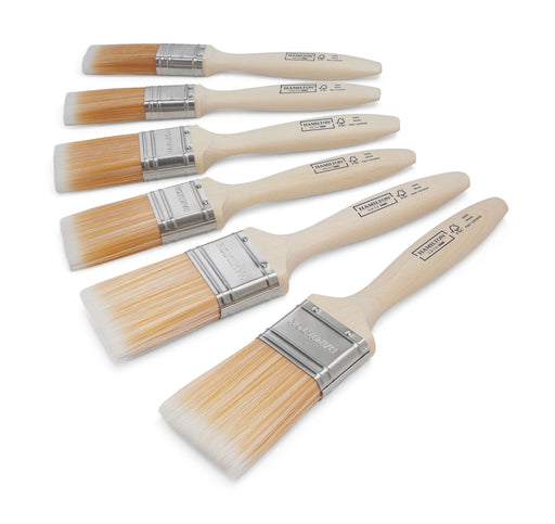 Hamilton For The Trade Fine Tip Flat Brushes – 6 Pack — Trade Pack of 10