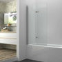 SP Glacier Single Fold Bath Screen 800mm x 1400mm