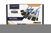 Hamilton For The Trade Plastic Handle Flat Brushes – 10 Pack — Trade Pack of 6