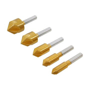 Bluespot Tools HSS Titanium Countersink Bit Set, 5 Piece BlueSpot Tools - RockBottom Northampton