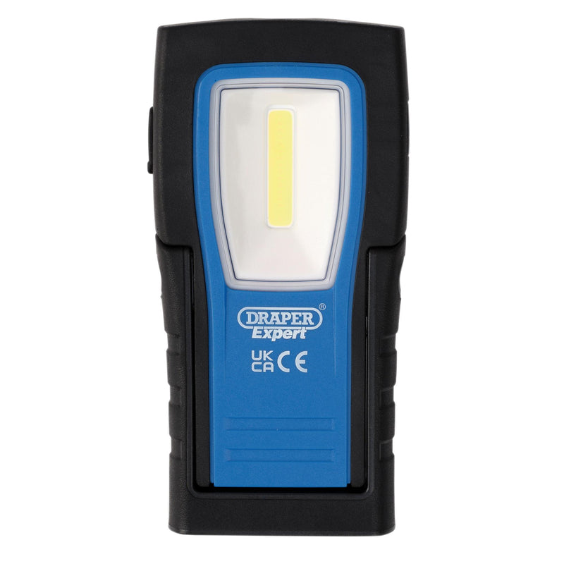 Draper 31102 Draper Expert SMD/COB LED USB Rechargeable Ultra-Thin Inspection Light, 4W, 400 Lumens, USB-C Cable Supplied