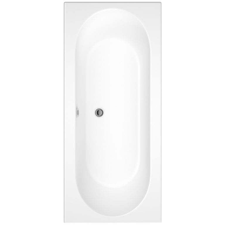 Trojan Cascade 1700 x 700mm No Tap Hole Twin End Bath White