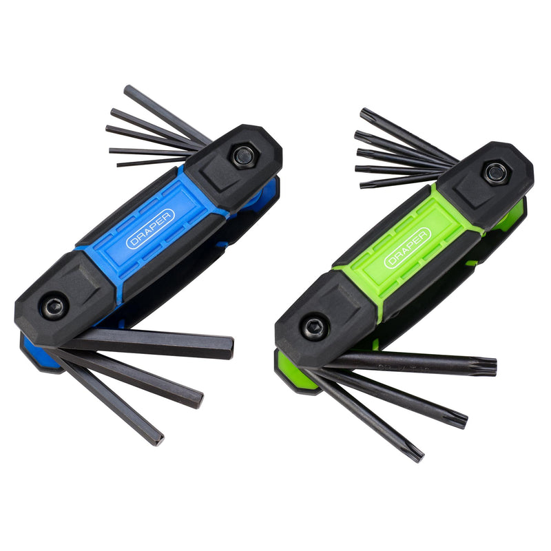 Draper 31269 TX-STAR® and Metric Folding Hex Key Set (16 Piece)