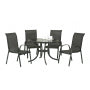 SupaGarden Textilene Dining Set 5 Piece