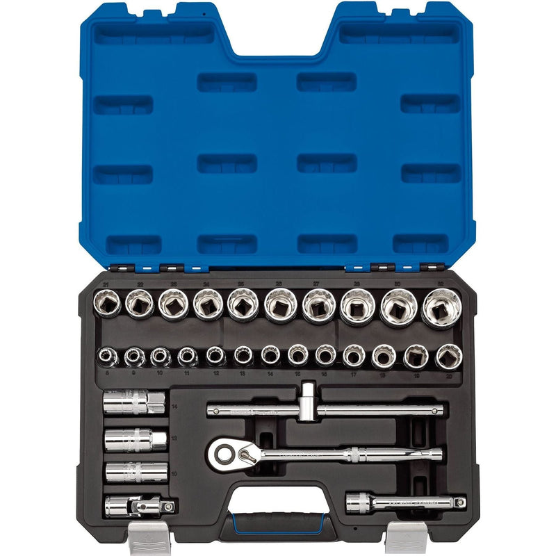 Draper Metric Socket Set, 1/2" Sq. Dr. (30 Piece) 16466 Draper - Town Tools 