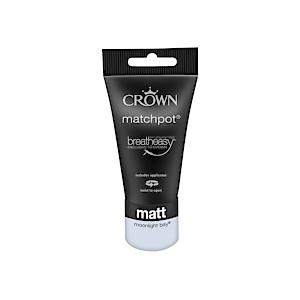 Crown Breatheasy Matt Emulsion Tester Pot 40ml - Moonlight Bay