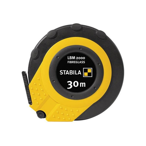 Stabila LBM 2000 Closed Fibreglass Tape 30m (Width 13mm) (Metric only) Stabila - RockBottom Nothampton
