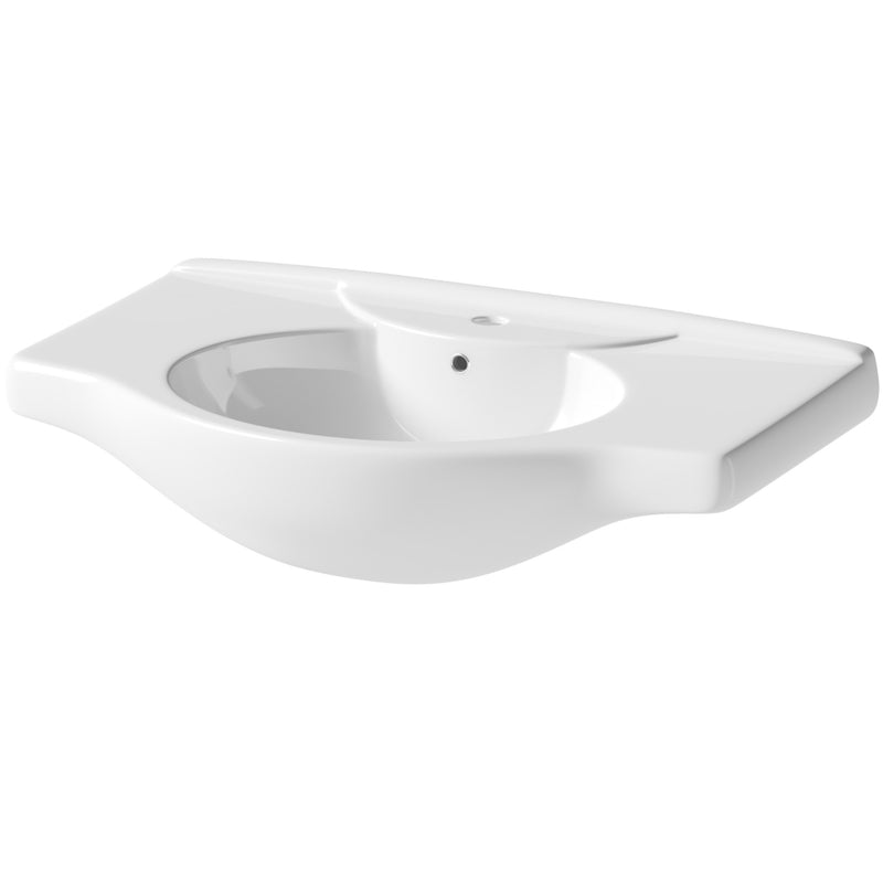 SP Cloakroom Collection Vanity Unit Basin 750mm W: 750mm H: 190mm D: 490mm