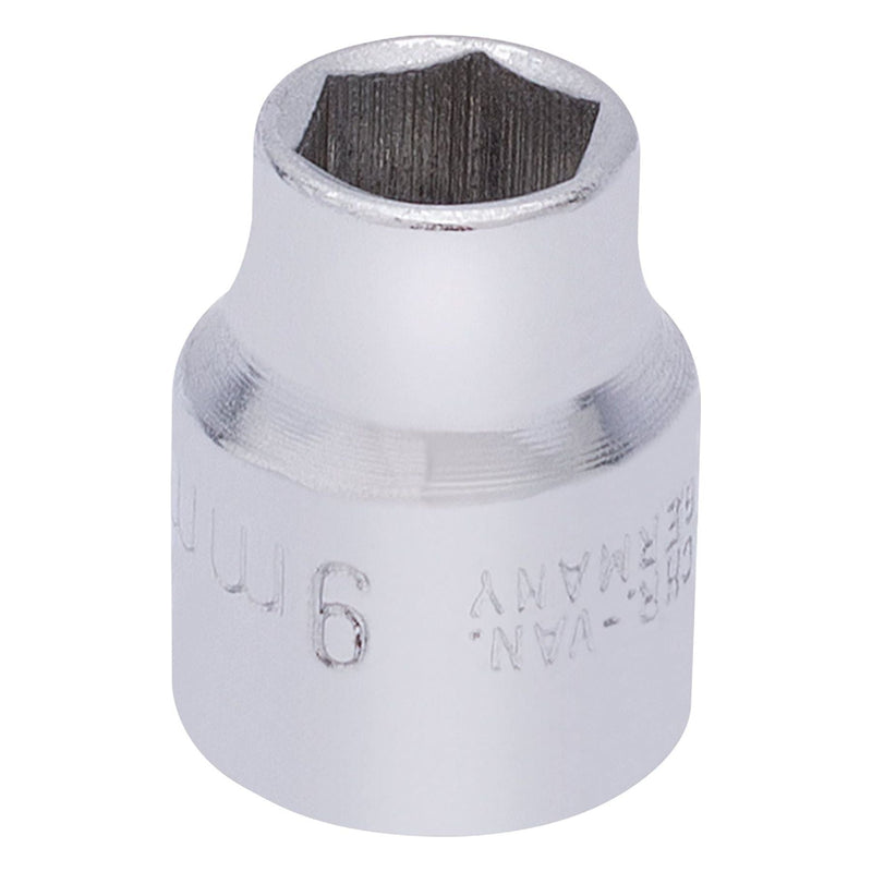 Draper Elora Hexagon Socket, 3/8" Sq. Dr., 9mm 25854 Draper - Town Tools 