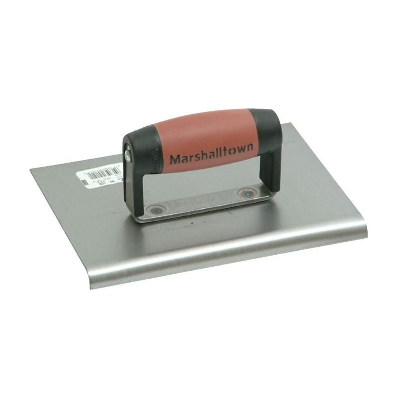 Marshalltown M120D Cement Edger Straight End Durasoft Handle 8 x 6in Marshalltown - RockBottom Northampton