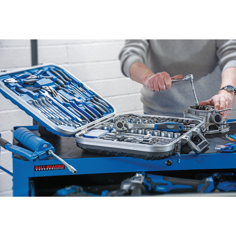 Draper 32027 Draper Expert Mechanics Tool Kit (127 Piece)