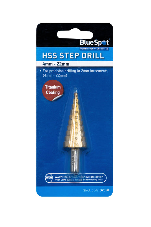 Blue Spot Tools HSS Step Drill