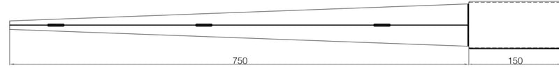 Picardy Fence Grip Spike 75 x 75 x 750mm