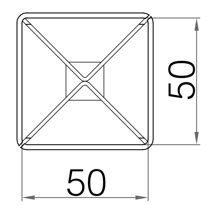Picardy Fence Grip Spike 50 x 50 x 450mm