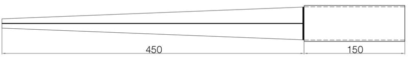 Picardy Fence Grip Spike 50 x 50 x 450mm