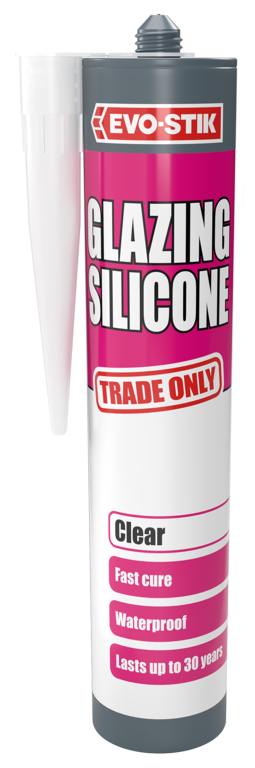 Evo-Stik Glazing Silicone Clear