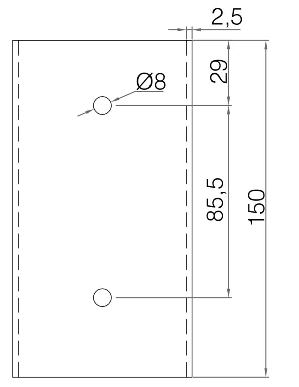 Picardy Fence Post Extender 75x75mm
