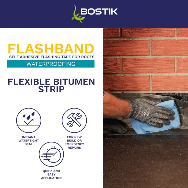 Bostik Flashband Original with Primer 3.75m x 75mm