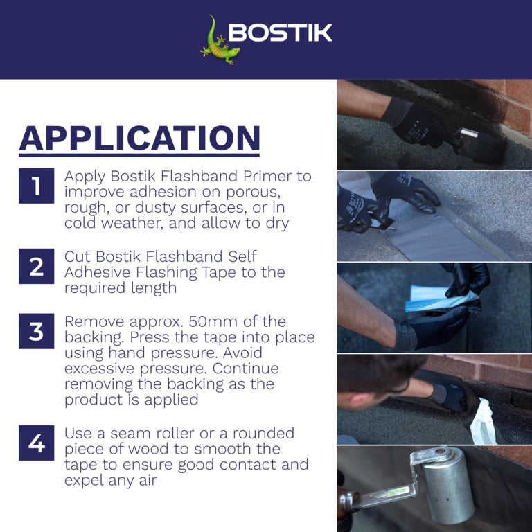 Bostik Flashband Original with Primer 3.75m x 75mm