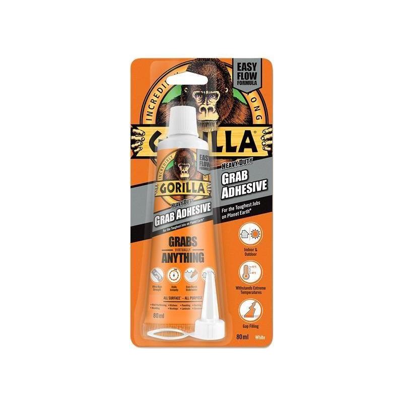 Gorilla Glue Gorilla® Heavy-Duty Grab Adhesive White 80ml Gorilla Glue - RockBottom Northampton
