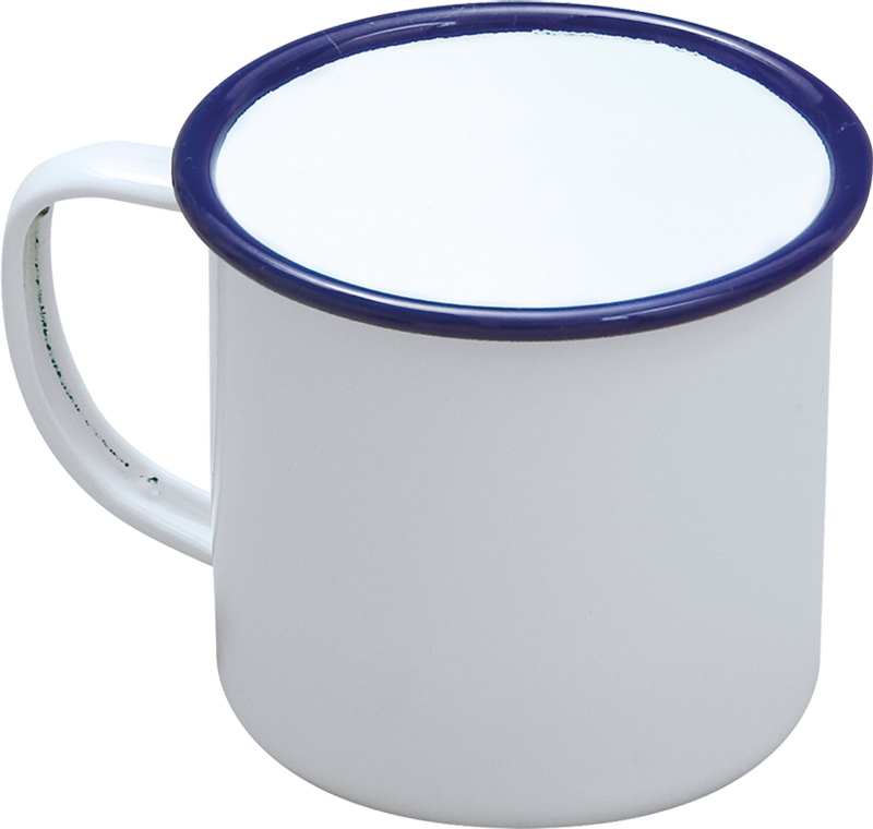 Falcon Enamel Mug - Traditional White 8cm x 284ml