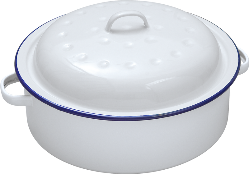 Falcon Falcon Roaster Round - Traditional White 20cm x 8.5D