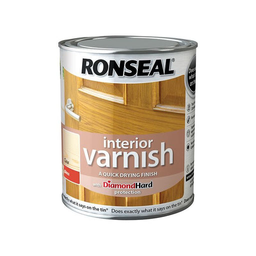 Ronseal Interior Varnish Quick Dry Gloss Clear 250ml Ronseal - RockBottom Nothampton
