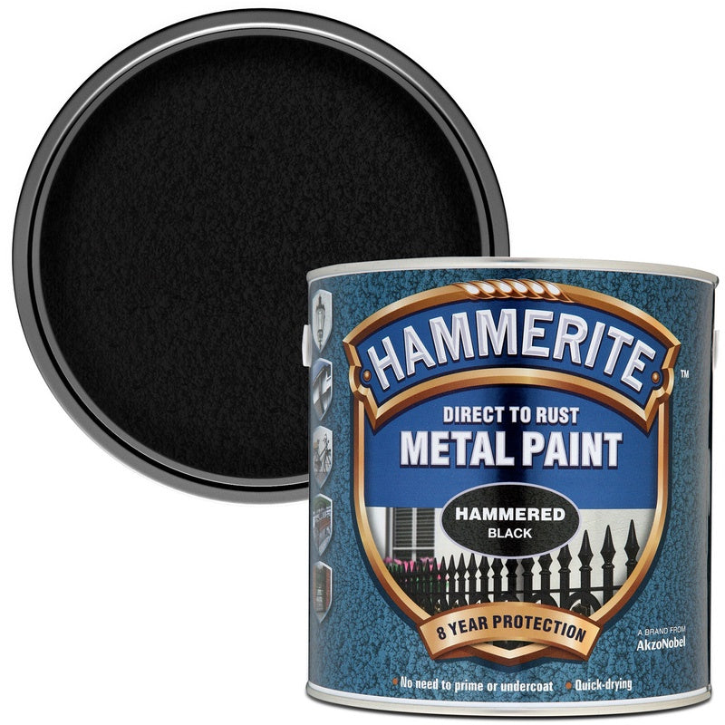 Hammerite 250Ml Hammered Black