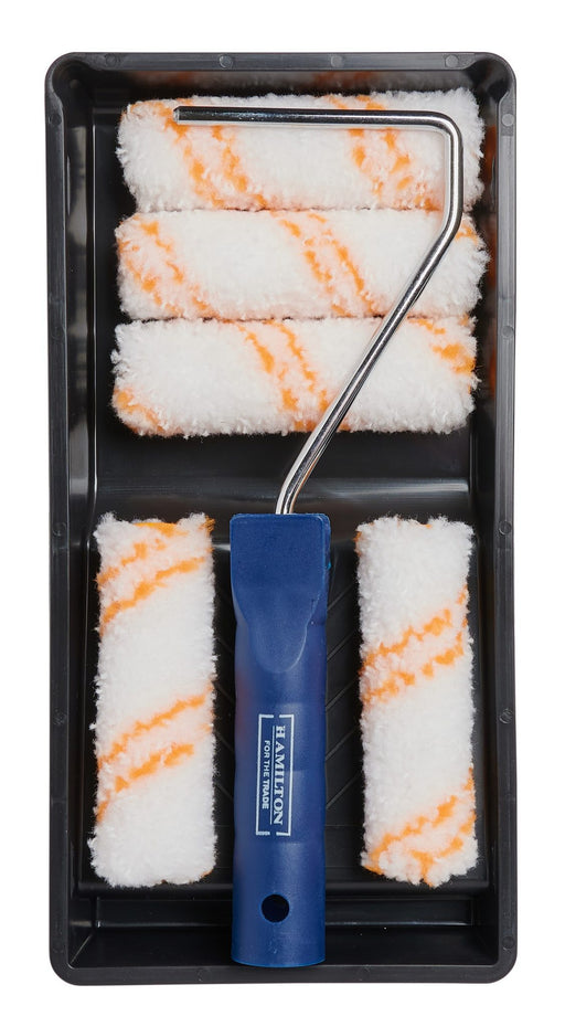 Hamilton For The Trade 7 Piece Set – 4″ Medium Pile Mini Paint Rollers — Trade Pack of 10