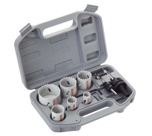 Bosch Plumber's HSS Bi Metal Holesaw Kit 9 Piece