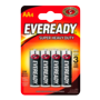 Eveready Super Heavy Duty AA Pack 4