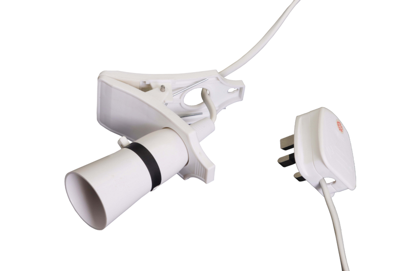Securlec Clip on Lamp With 2m Flex & Plug Pre-Packed