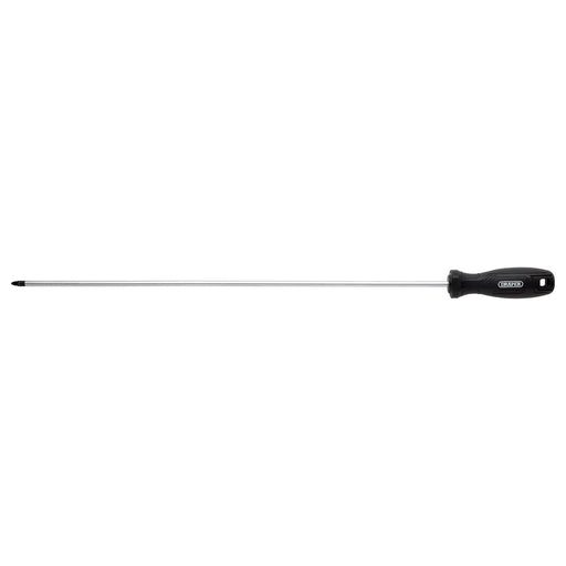 Draper Pozi Hard Grip Screwdriver, PZ2 x 450mm Draper - Town Tools
