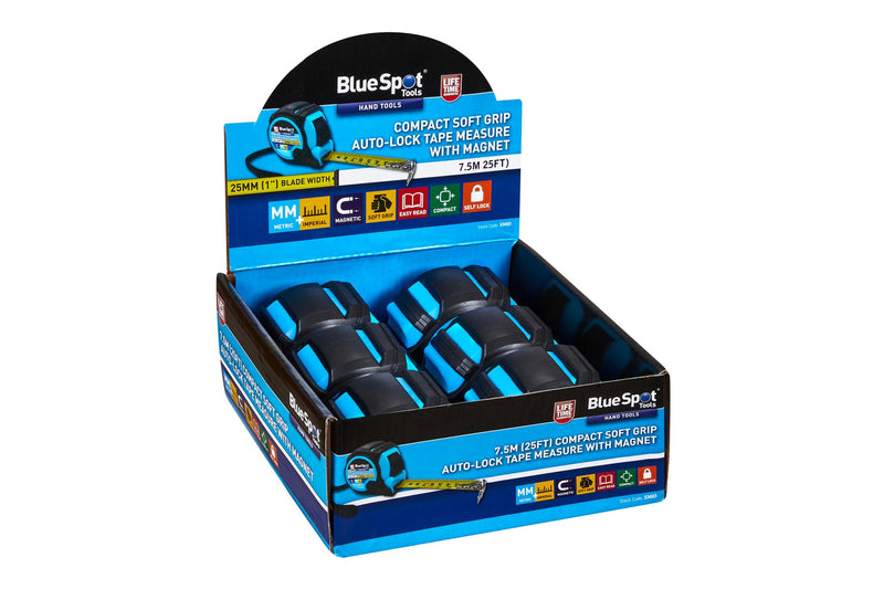 Blue Spot Tools TR Compact Tape Measure With Magnet