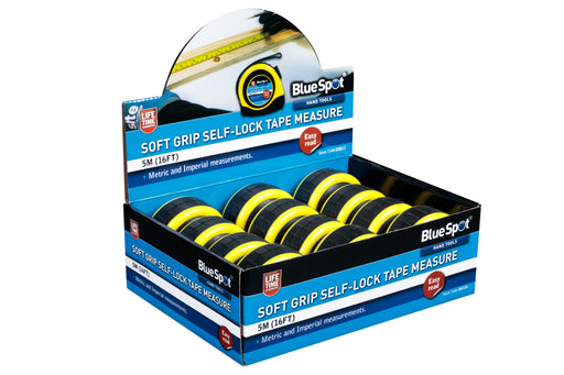 Blue Spot Tools Soft Grip Auto-Lock Tape Measure