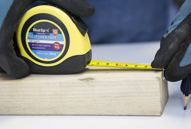 Blue Spot Tools Soft Grip Auto-Lock Tape Measure