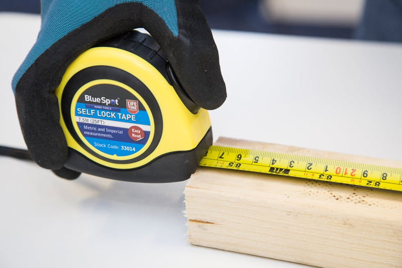 Blue Spot Tools Soft Grip Auto-Lock Tape Measure