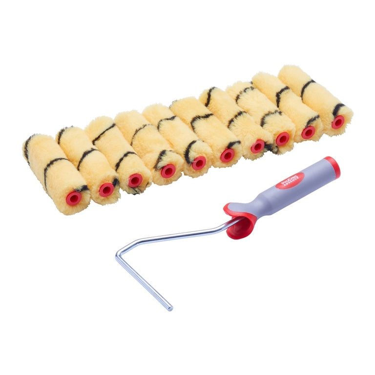 ProDec 4" Medium Pile Mini Roller & Frame Pack 10