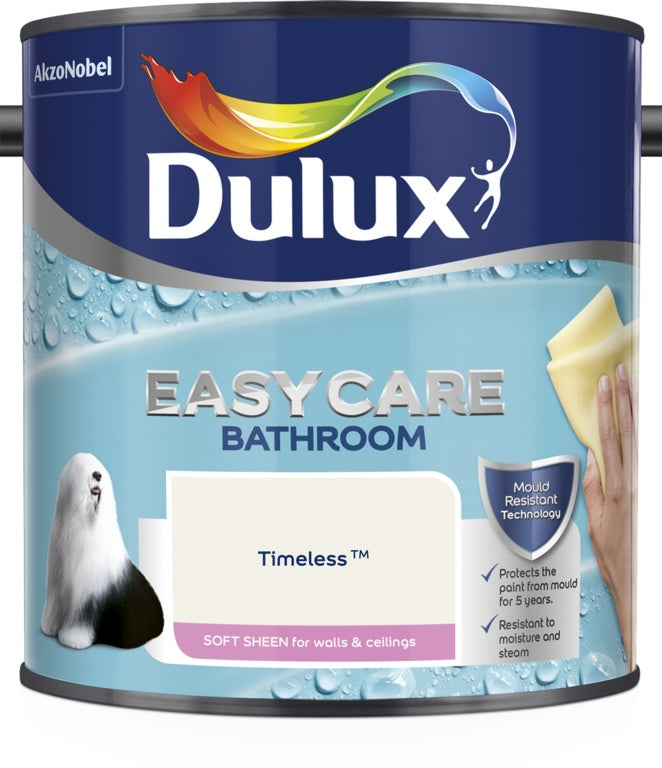 Dulux Easycare Bathroom Soft Sheen 2.5L Timeless