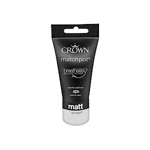 Crown Breatheasy Matt Emulsion Tester Pot 40ml Spotlight