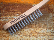 Faithfull Lightweight Scratch Brush, Two Row Faithfull - RockBottom Northampton