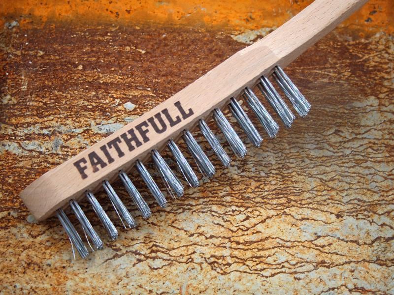 Faithfull Lightweight Scratch Brush, Two Row Faithfull - RockBottom Northampton