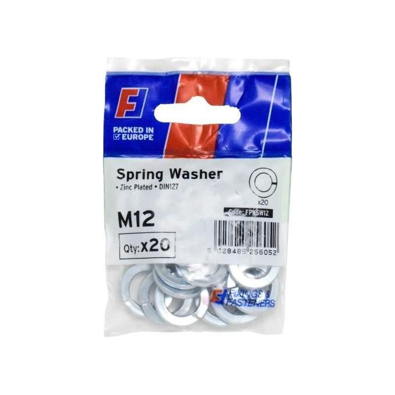 Forgefix Spring Washer M12 ForgePack 20 ForgeFix - RockBottom Northampton