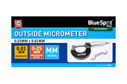 BLUE SPOT 0-25mm X 0.01mm OUTSIDE MICROMETER