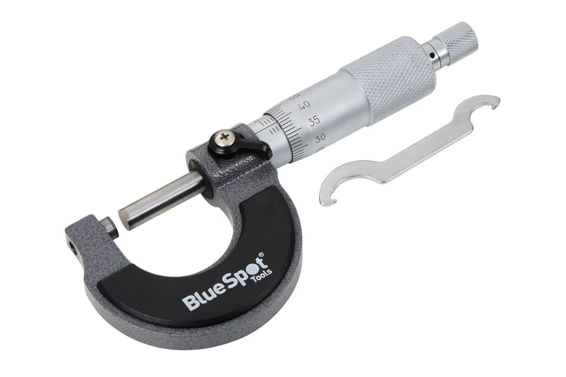 BLUE SPOT 0-25mm X 0.01mm OUTSIDE MICROMETER